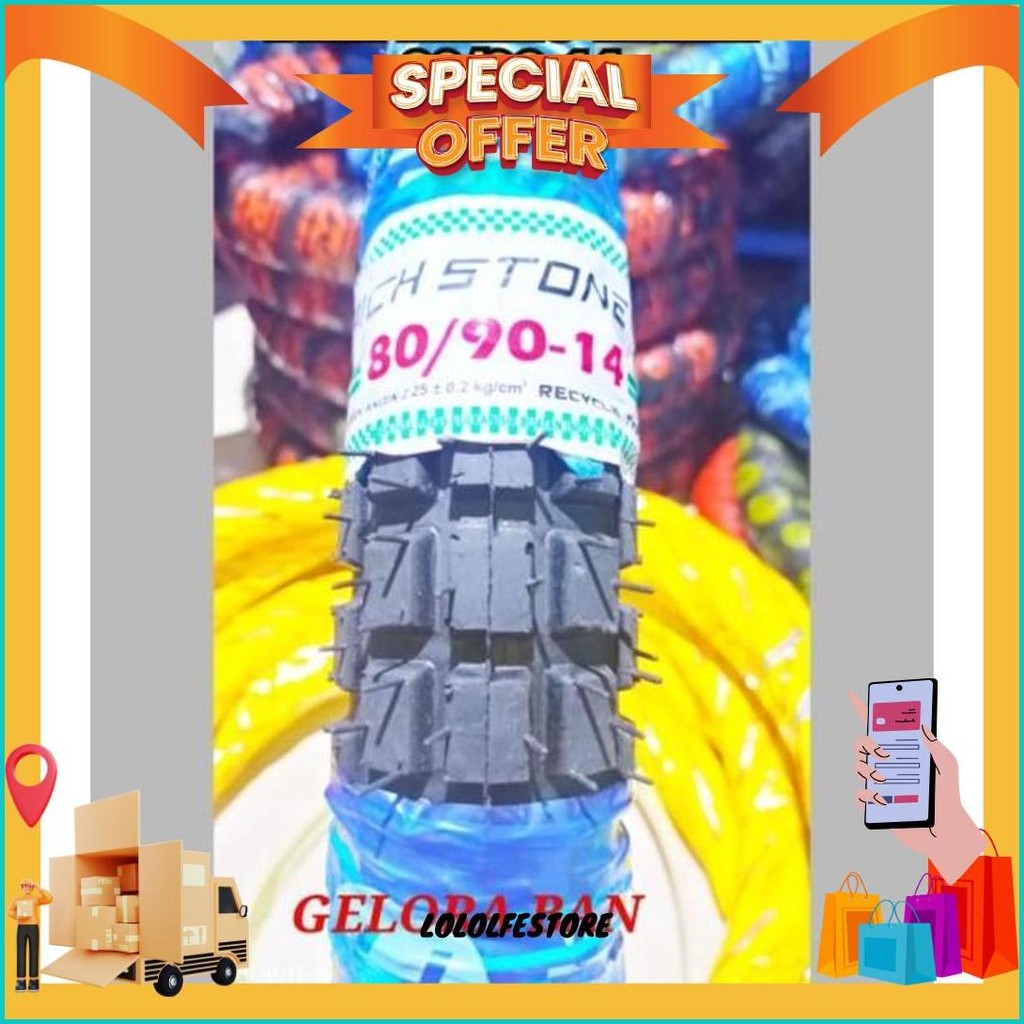 Ban Motor Matic Trail 80/90-14 Ban Metic Ban Trail Ban Cangkul Ban Vario Mio Beat Semi Trail Ban R14