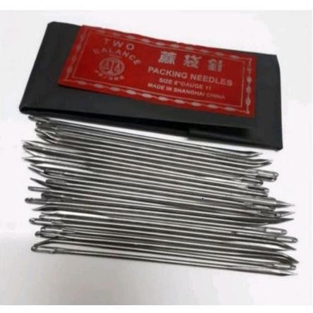 Jarum Karung Jahit Tangan Goni Two Balance 15cm Serbaguna Praktis Packing Perlengkapan Menyulam Sewi