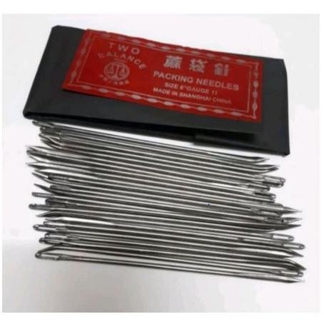 Jarum Karung Jahit Tangan Goni Two Balance 15cm Serbaguna Praktis Packing Perlengkapan Menyulam Sewi