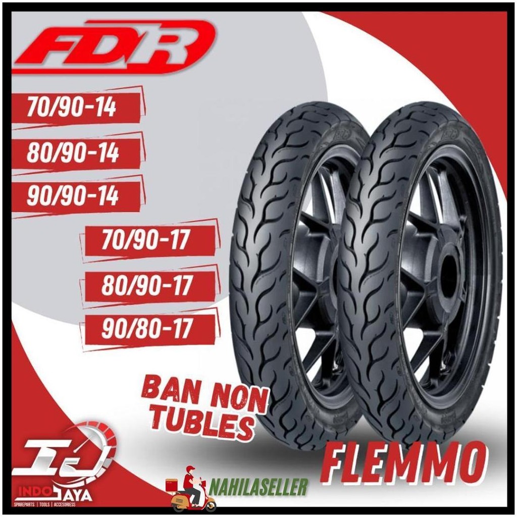 [Ready Cod] Ban Fdr Flemmo  ( 70/90 - 80/90 - 90/80 - 90/90 ) Ring 14 / Ring 17 / Ban Fdr Tubetype (