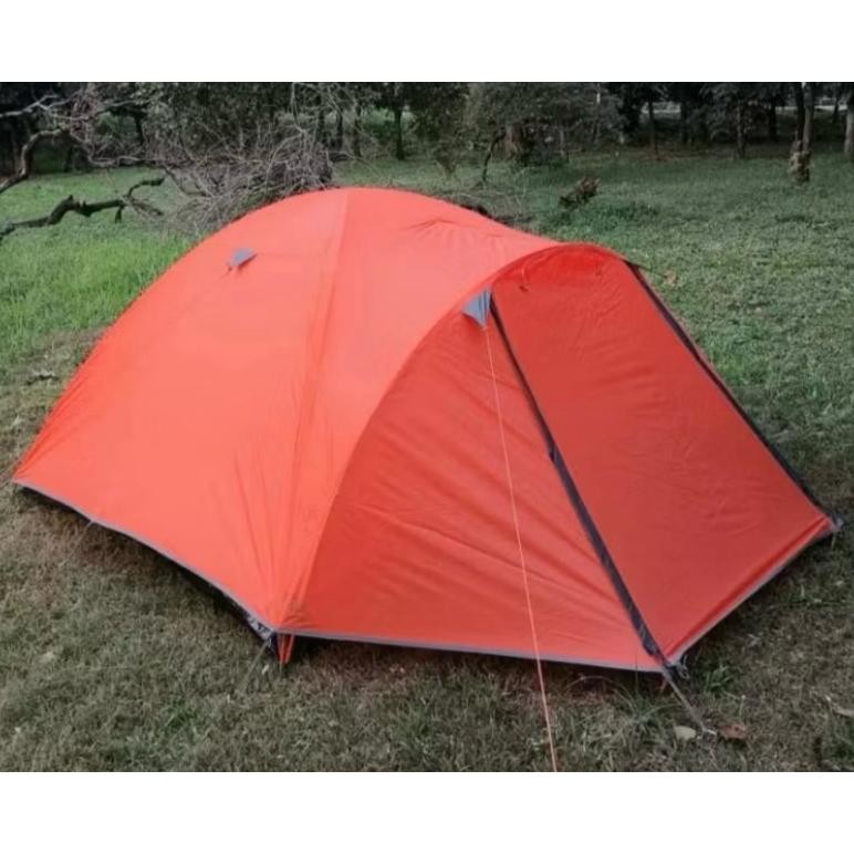 Hab (Binaoutdoor)Tenda Camping Tendaki Borneo 4 Yellow Kuning - Tenda Camping Murah - Tenda Double L