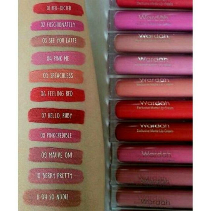Langsung Diproses [Wardah] Matte Lip Cream 21 Creampuccino