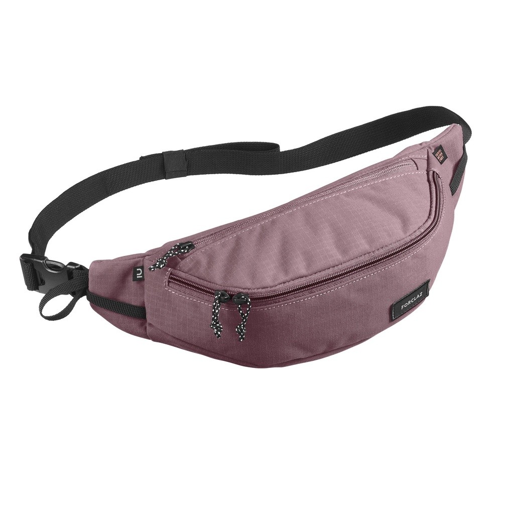 DECATHLON FORCLAZ Tas pinggang TRAVEL 2 L mauve - 8677273