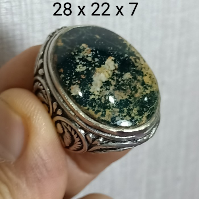 

Farizal - Batu Pirus Hitam Persia Natural No Giok Bulu Macan Fire Opal