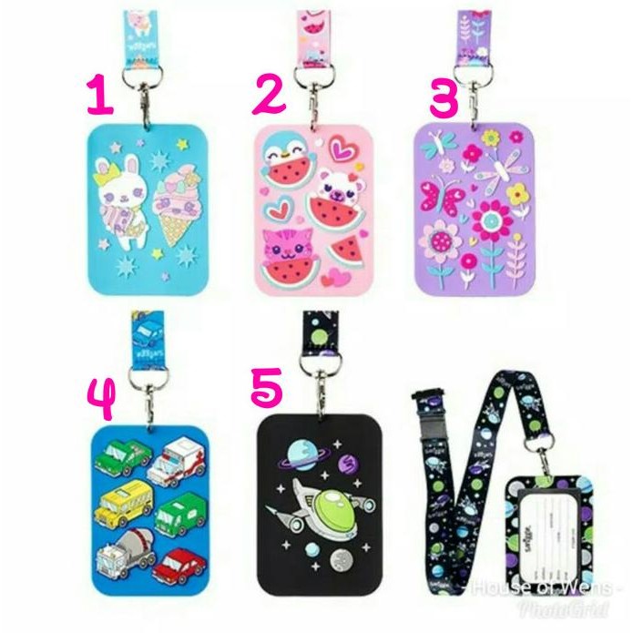 

BEBAS ONGKIR - SMIGGLE SUNNY BUSS PASS LANYARD - GANTUNGAN NAME TAG SMIGGLE