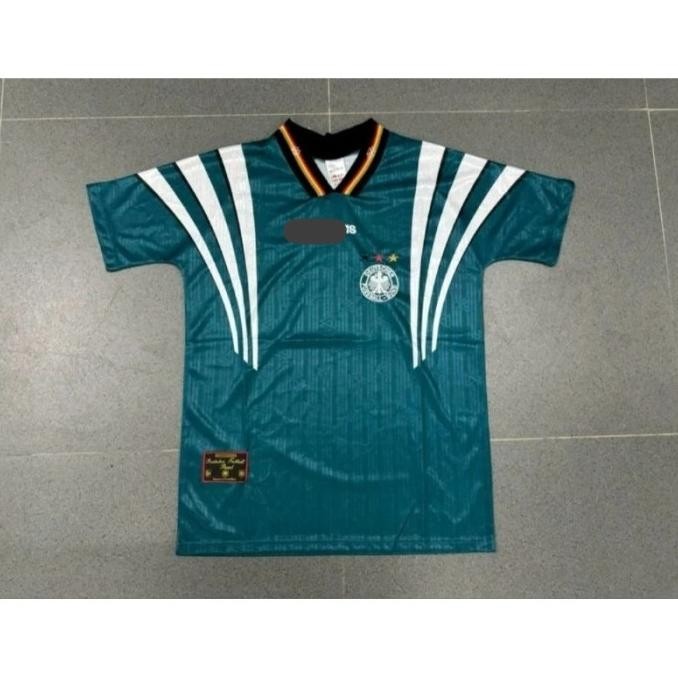 NEW JERSEY BOLA RETRO JERMAN GERMANY AWAY GRADE IMPORT 1998