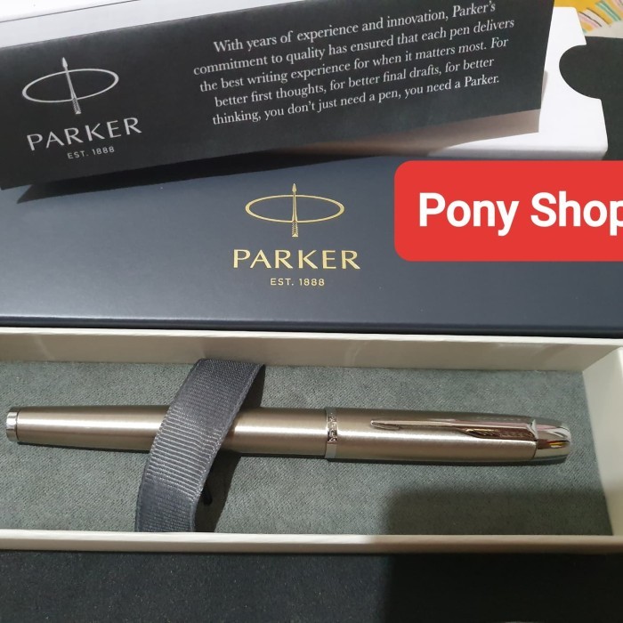 

Farizal - Parker Im Rb Stainless Steel Ct Roller Ball Klip Silver