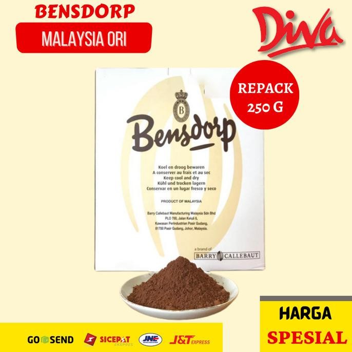 

Bensdorp Malaysia "QUEEN ANNA" / Bensdrop Coklat Bubuk repack 250gr MRS03