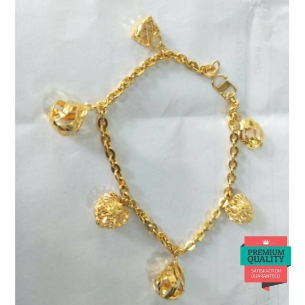 Promo Gelang emas asli kadar 875 model fancy baru Elegan