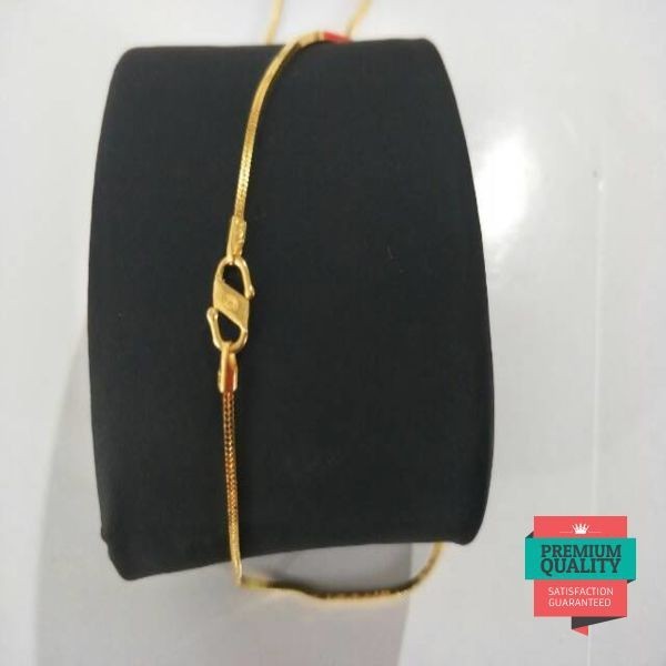 Terlaris kalung emas asli kadar 875 square sepuluh gram Elegan