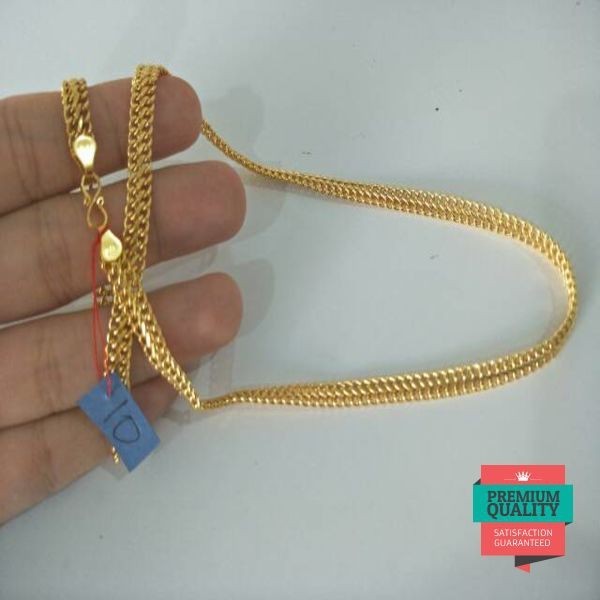 Terlaris kalung emas asli kadar 875 model holo super 10 gram Elegan