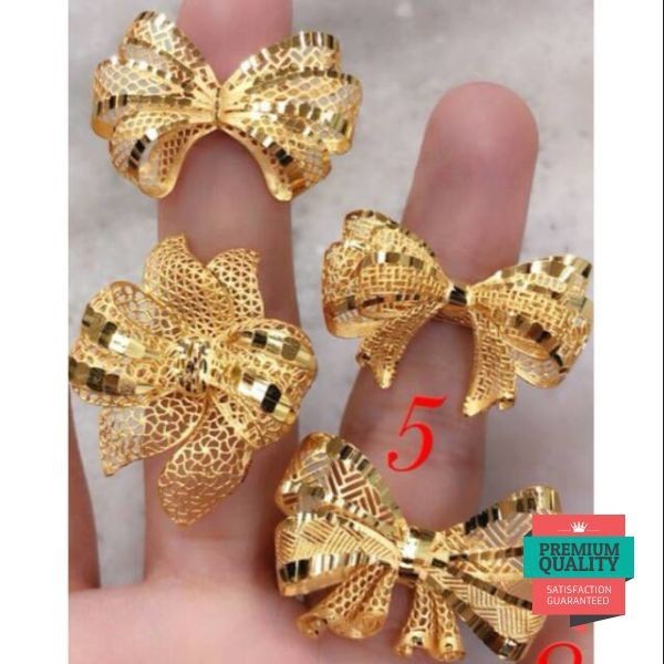 Terlaris cincin emas asli kadar 875 model pita kendari Elegan
