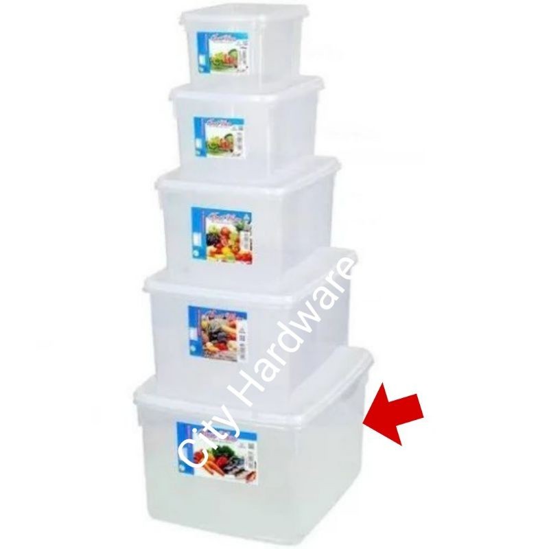 BESTWARE 1(30L) Plastic Container Bekas Plastik Freezer Box Food Storage Box Rectangular Container T