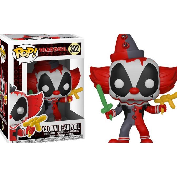 FUNKO POP Funko Pop Original Marvel - Deadpool - Clown Deadpool