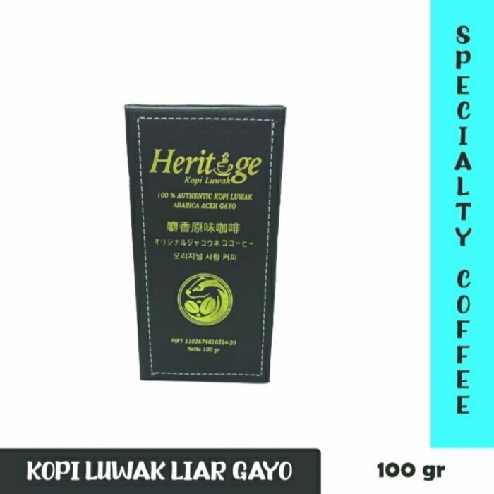 

Heritage Kopi Luwak Gayo Drip Bag 10 x 10 gr
