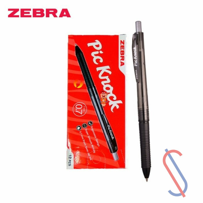 

`````````] Pulpen Pic Knock Hitam / Pulpen Cetik 0,7 mm