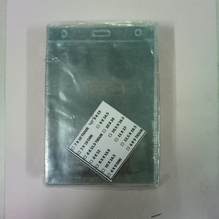 

PLASTIK PANITIA ID CARD 9 X 13 CM ISI 100 LBR TERMURAH