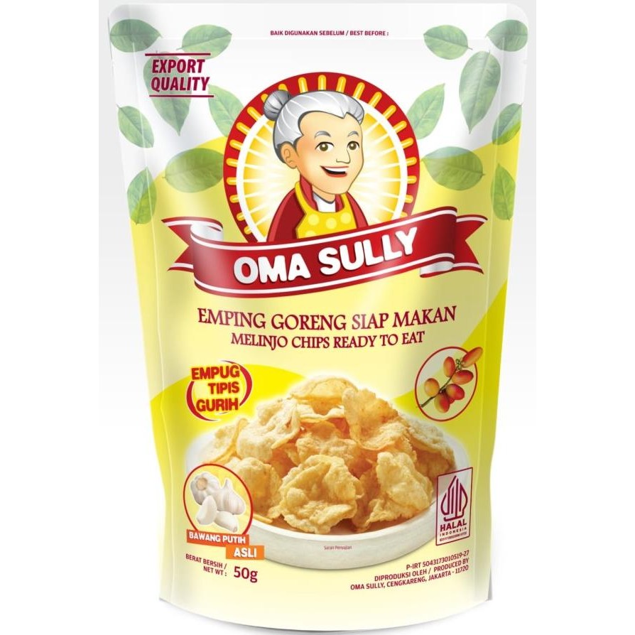 

Emping Goreng Oma Sully 50Gr - - Paket 6 Pas