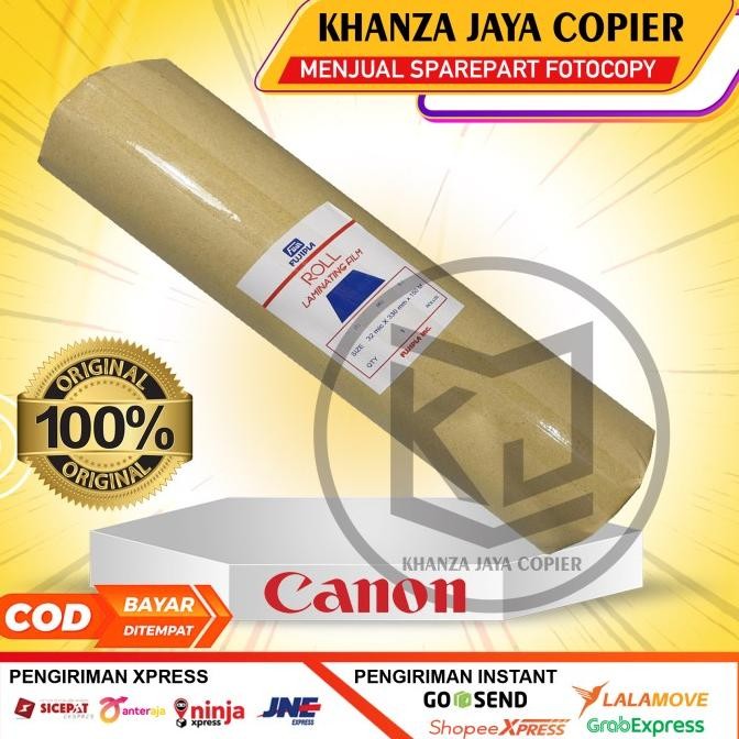 

BEBAS ONGKIR - Plastik Laminating Roll Fujipla Biru Glossy 32micx330mmx150m Original