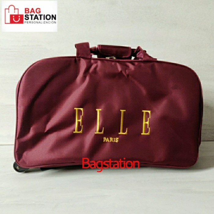 PROMO MURAH TAS TRAVEL BAG TROLI ELLE NON ORI MURAH TAS CABIN TAS PAKAIAN TAS BAJU