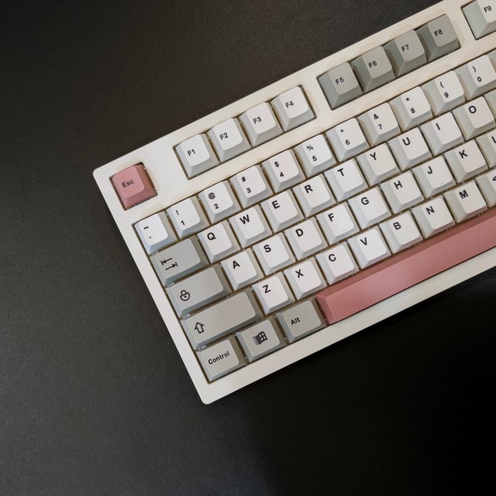 Diskon Keycaps Retro 9009 Clone Beige Pbt Dye Sub Keycap Not Epbt Akko
