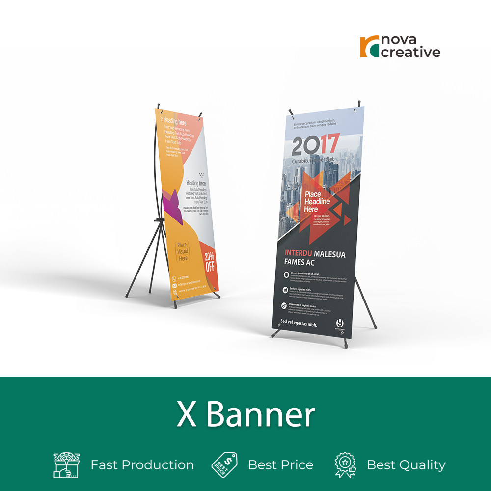Cetak X Banner X Banner Wisuda X Banner Wedding X banner Free Desain Xbanner Custom