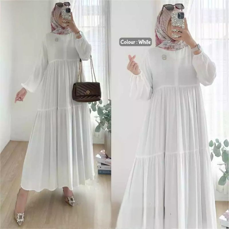 Famis Muslimah Ghmis Remaja Trendy Dress Size S M L Xl Xxl Dress Drees Gsmis Muslim Gamus Dewasa Pes