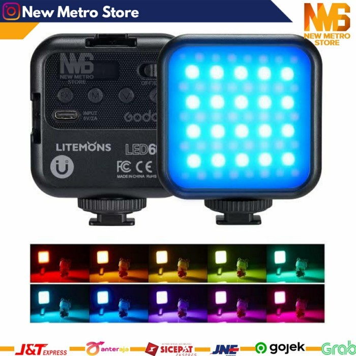 Godox LED6R Litemons RGB Pocket LED Video Light - Godox LED 6R