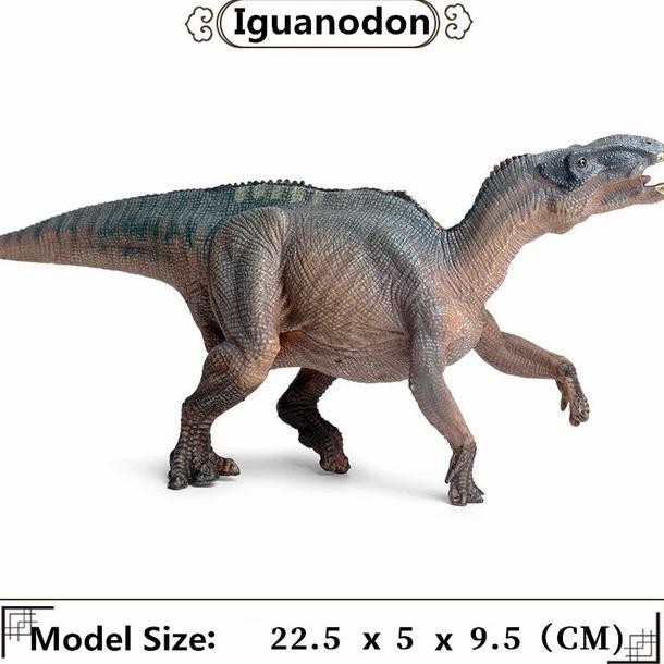 FIGUR SET Mainan Dinosaurus Iguanodon / Figure Dinosaurus Iguanodon