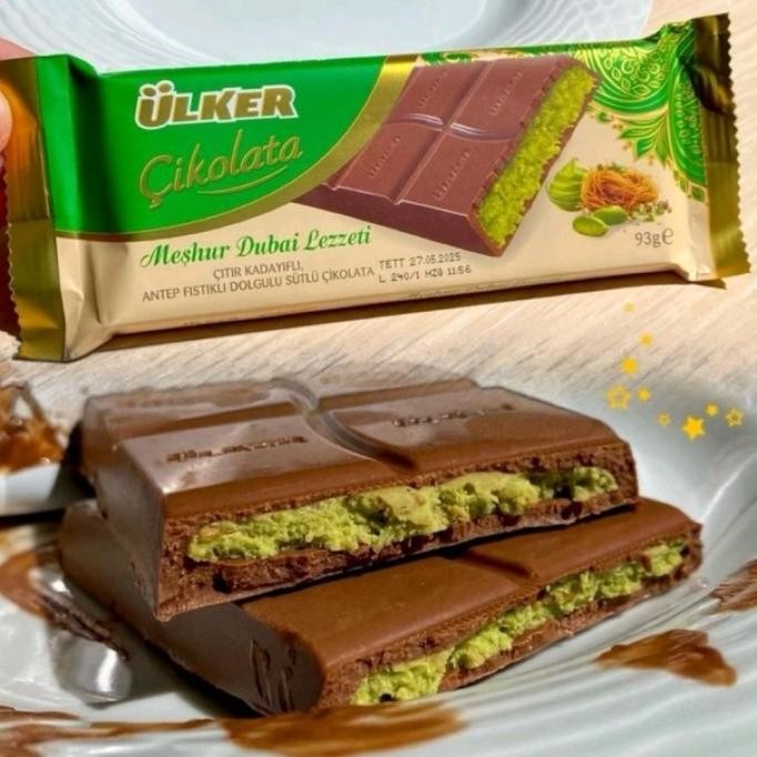 

TERMURAH COKLAT DUBAI VIRAL COKLAT PISTACHIO ULKER COKLAT DUBAI TURKI ORIGINAL AM99