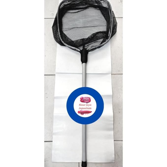 JARING IKAN KOI BESAR ANTI KARAT PREMIUM /SEROKAN IKAN KOI BESAR 120cm