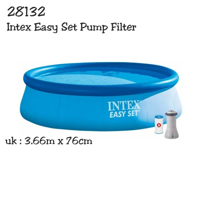 Kolam renang Intex Easy Set 28132 Pump Filter