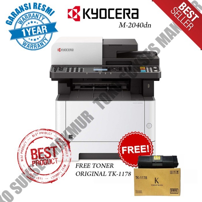 Mesin Fotocopy Kyocera M2040 DN + Toner Kyocera TK-1178 ORIGINAL