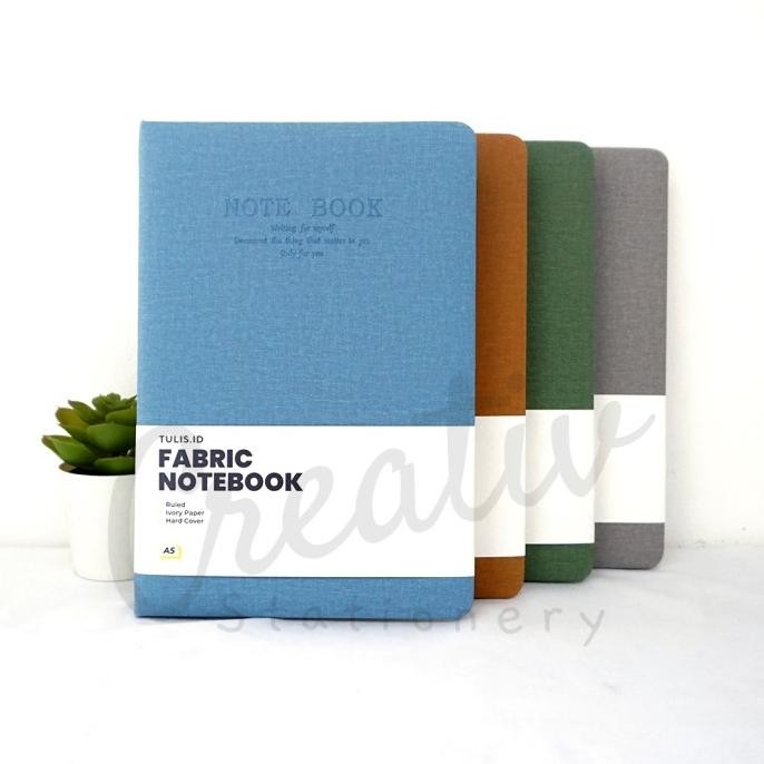 

[Tulis.Id] Premium Fashion Notebook Hardcover A5 B5 Buku Tulis Kain