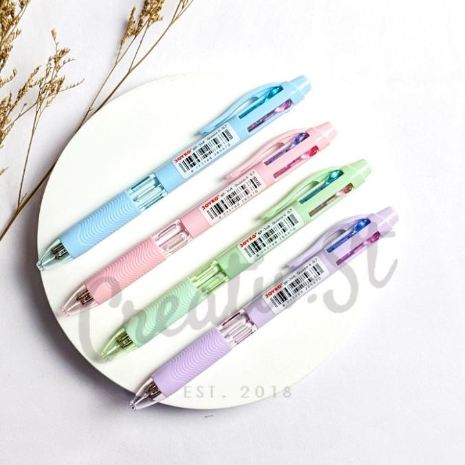 

Joyko Bolpen Pulpen Pena BP-348 Quaco 4 Warna 0.7 mm