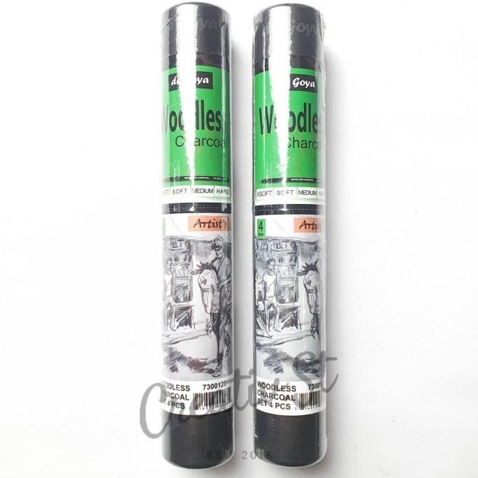 

TERBARU - De Goya Non Wood Charcoal Woodless Graphite Pensil Sketsa Arang