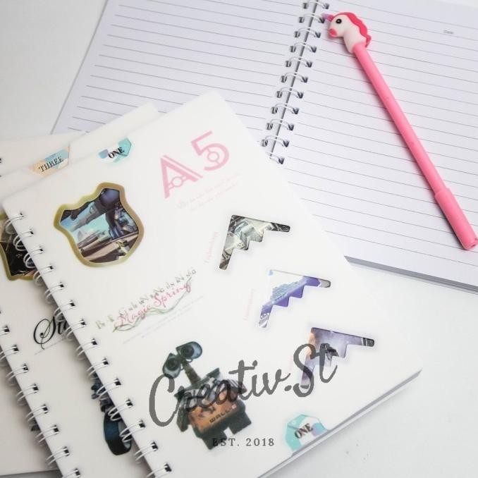 

TERBARU - Buku Tulis Spiral Alphabetic A5 [CREATIV]