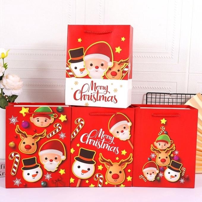 

JHK Paperbag Natal Kantong Goodie Bag Murah Merry Christmas Gift Bag Santa