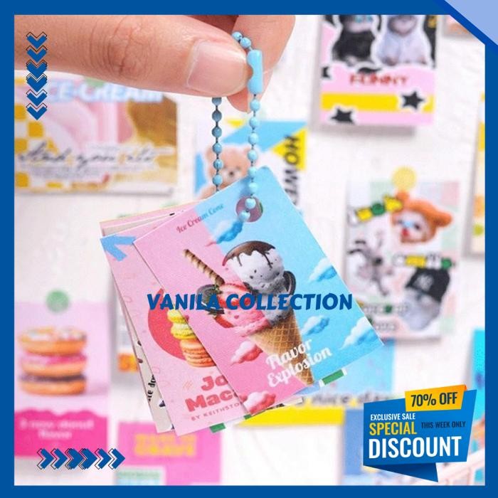 

50PCS BUKU STIKER KARTUN RETRO STICKER DECO PLANNER KOTAK LUCU STIKER BERPEREKAT GAYA RETRO NOTEBOOK PILIHAN TERPOPULER