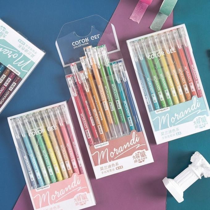 

TERBARU - Morandi Real Colors Gel Pen Set 9pc [CREATIV]