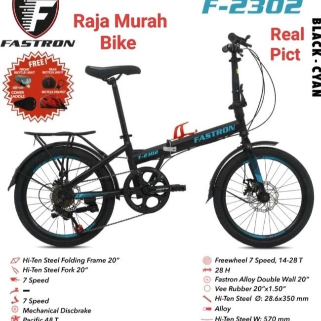 Sepeda Lipat Fastron F-2303 20 Inch Lipat 20 Inch Fastron By Pacific