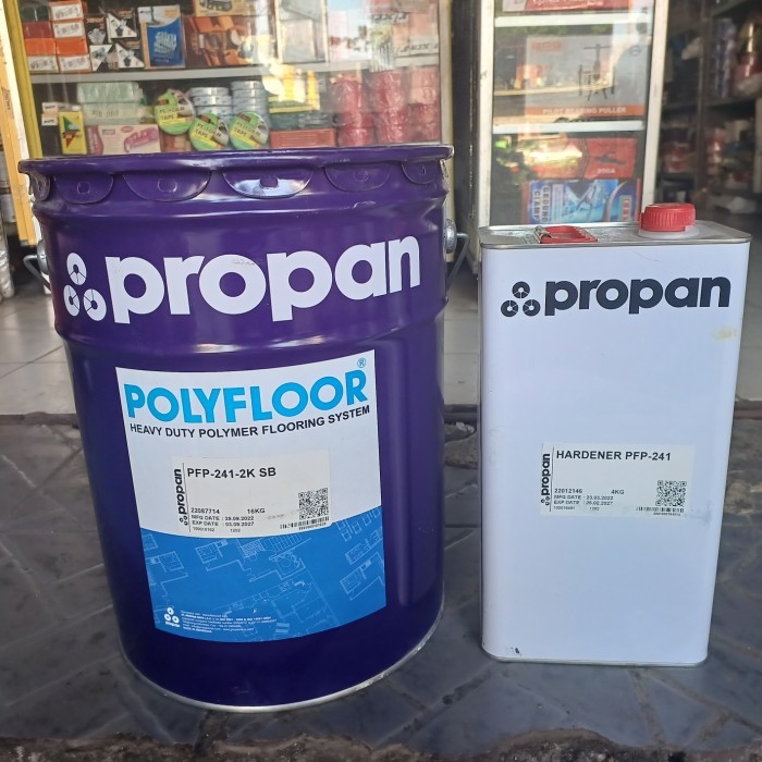 Propan Polyfloor Epoxy primer PFP-241-2K SB/Cat Dasar 20 kg Set