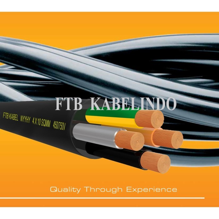 Masih Ada Ftb Kabel Nyyhy 4X10 Sqmm Zr-Rvv 4X10Mm Nyshy 4X10 450/750V 50M Roll