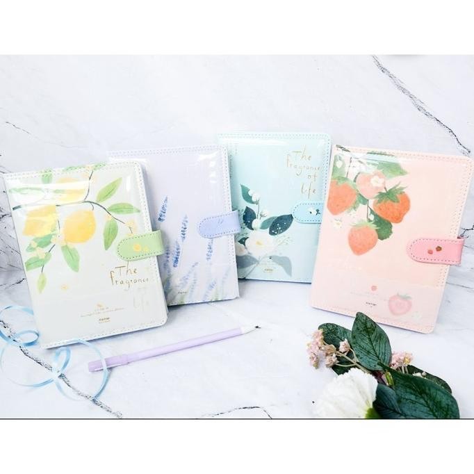

TERMURAH - Fragrance of Life Leather Mixed Notebook B6 [CREATIV]