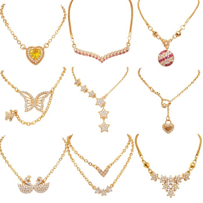 

Tersedia Kalung Wanita Anti Karat Premium Aksesoris Xuping Lapis Emas - KD002