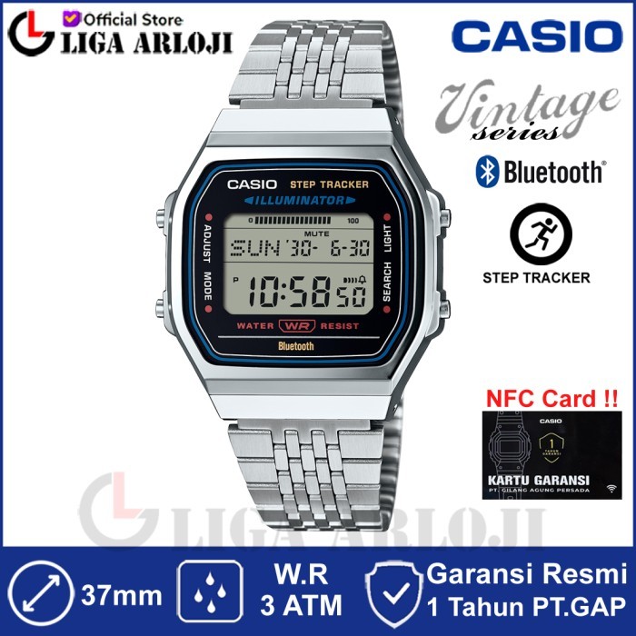 CASIO ABL-100WE-1ADF Jam Tangan Digital Vintage ABL100 ABL-100WE-1A