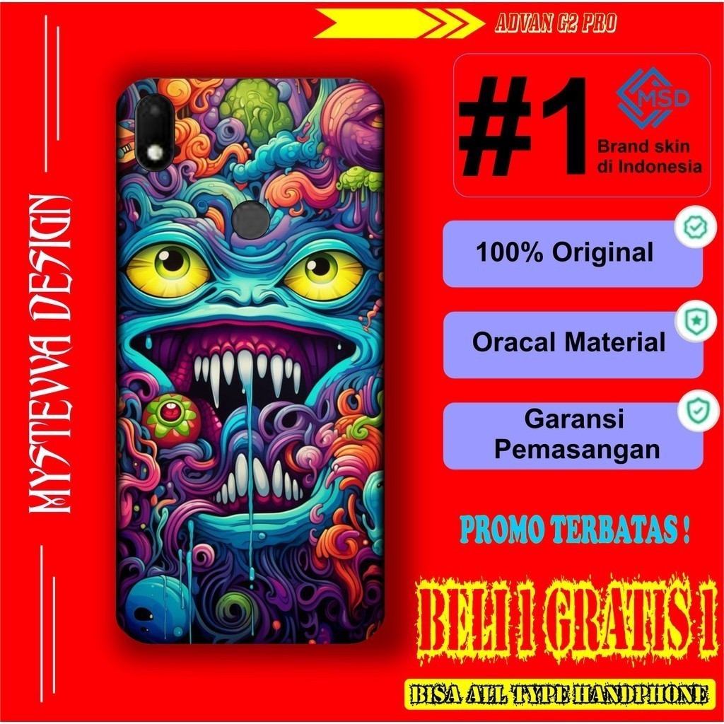 COD Casing Advan G2 Pro 4 Stiker Skin Casing Bayar Ditempat Buy1get1free