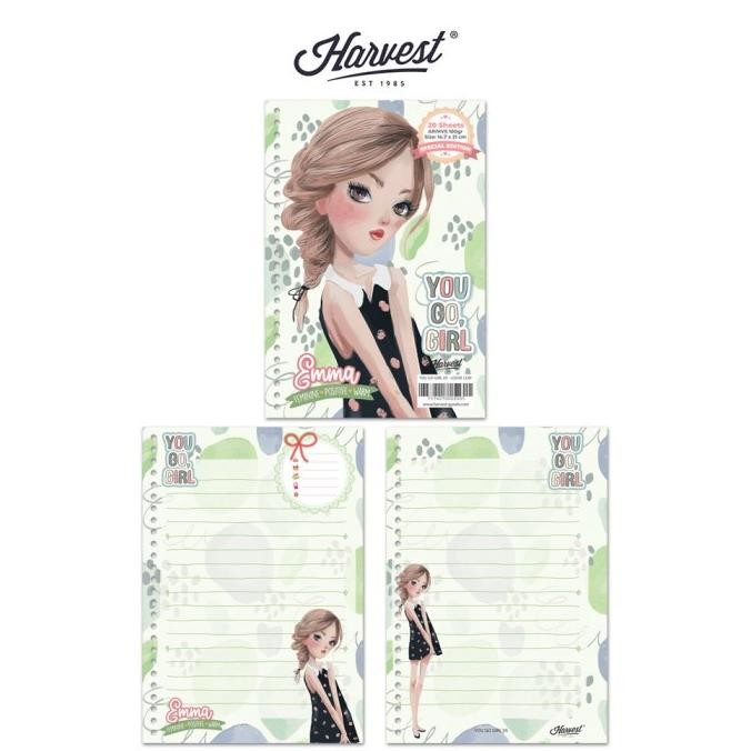 

Loose Leaf / Kertas Binder Harvest A5 - You Go Girl!