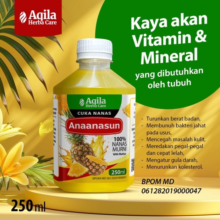

MURAH CUKA NANAS ASLI ORIGINAL 100% BPOM ANAANASUN ORGANIK DIABETES DETOX