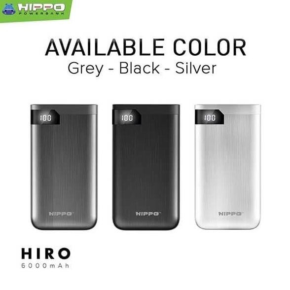 +++++] Hippo Powerbank Hiroo 6000mah